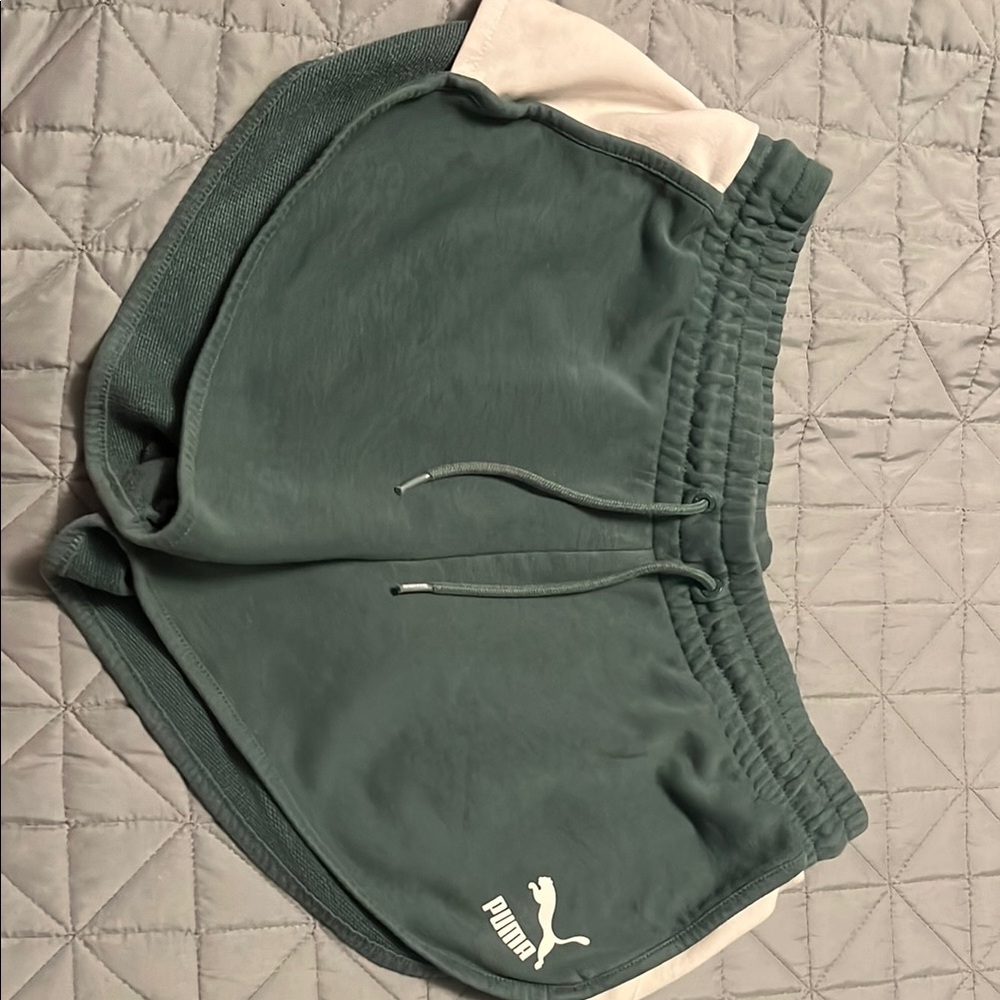 Puma Green Shorts